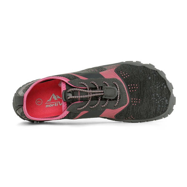 Women Water Shoes for Beach, Lake & More - GREY WATERMELON RED - 2